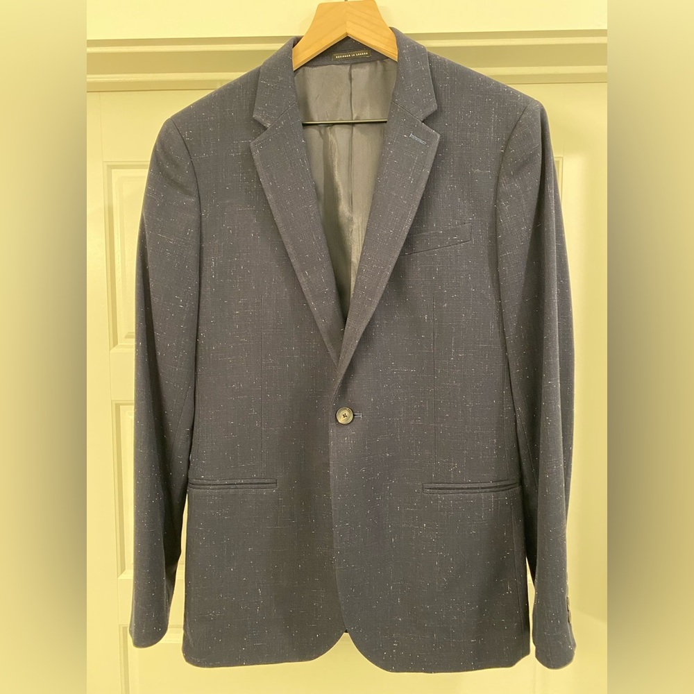 Reiss Blazer - Navy Blue / Speckled - Size 40R - Excellent Condition